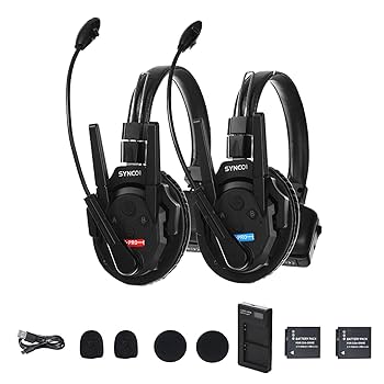 SYNCO ワイヤレスヘッドセット xtalkx2 Amazon.co.jp: SYNCO XTALK X2 ワイヤレスインカムヘッドセット